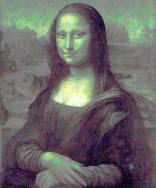 Rainbow+Mona Lisa