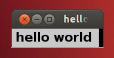"hello world" from Rebol 3 View
