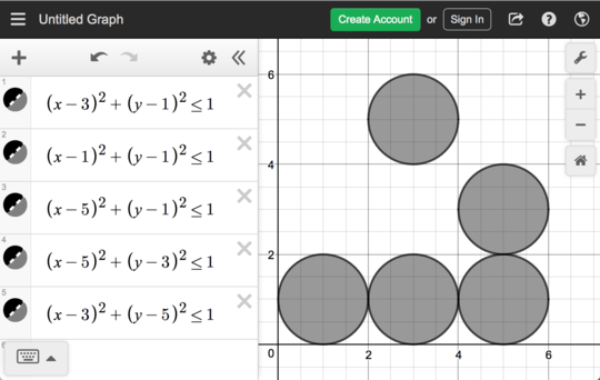 Desmos graph