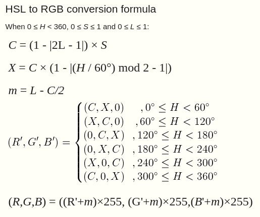 How R',G' and B' are selected