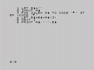 ZX81 longer less bytes listing