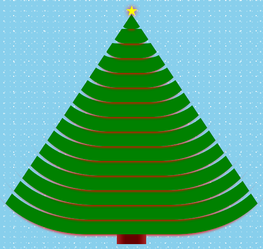 christmas tree of size 15