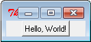 Perl/Tk Hello, World!