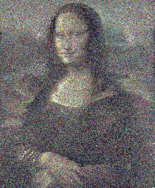 Mona Lisa with Spheres