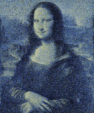Mona Lisa with Starry Night