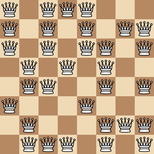 Queens on a chessboard