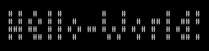 Screenshot of "Hello-World!" ASCII art
