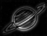 Unsharped masked Saturn image