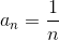 Harmonic Sequence Equation