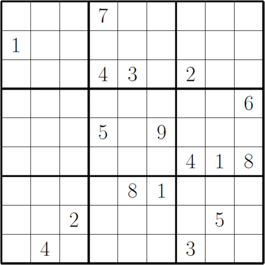 Hard Sudoku