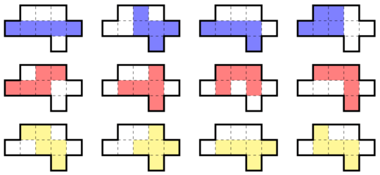 Nine-cell region of the plane.