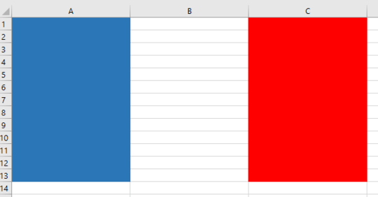 Excel flag