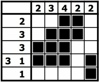 Solved nonogram