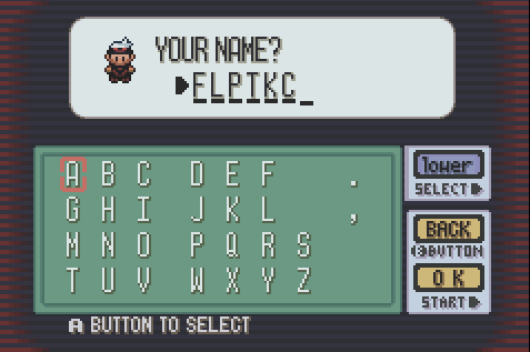 Pokemon Ruby Keyboard