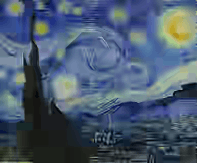 starry night approximation from bpgdec