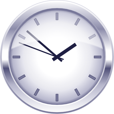 SVG analogue clock screenshot