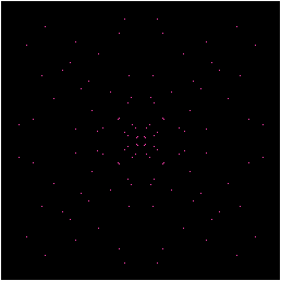 image of non-orthogonal prime distance distribution