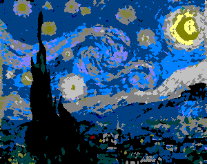 The Starry Night generated