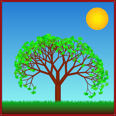 tree rotation animation