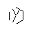 An example hexa-glyph