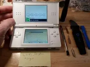 Nintendo DS Lite Disassembly