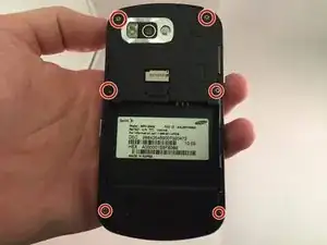 Samsung Moment Rear Case Disassembly