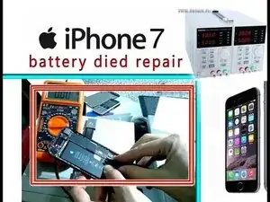 How to repair dead battery in an iPhone 7