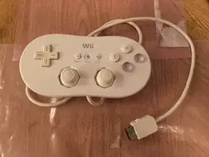 Nintendo Wii Classic Controller Disassembly