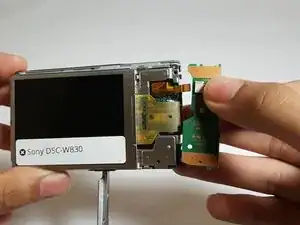 Sony Cyber-Shot DSC-W830 Button Board Replacement