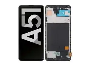 Samsung Galaxy A51 Screen with Frame Replacement