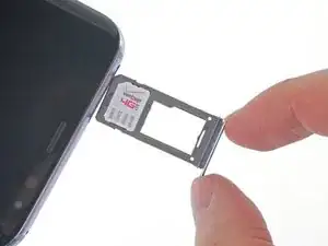 Samsung Galaxy S8 Plus SIM Card or SD Card Replacement