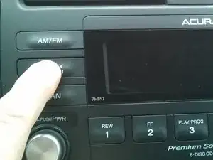 Turning off the center dashboard displays