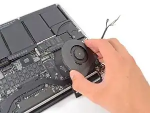 MacBook Pro 15" Retina Display Mid 2012 Right Fan Replacement