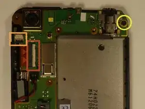 Disassembling HTC One V Motherboard