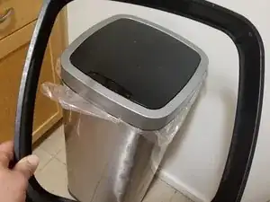 Remove Trash Lid to stop ripping bags