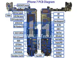 Details for  iPhone 7 PCB Diagram