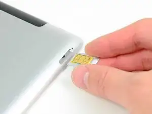 iPad 4 GSM SIM Tray Replacement