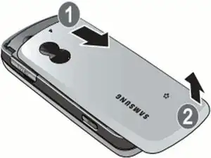 Disassembling Samsung Gravity SGH-T459  Back Cover