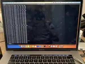 MacBook Pro 15" Touch Bar 2019 keyboard cleaning