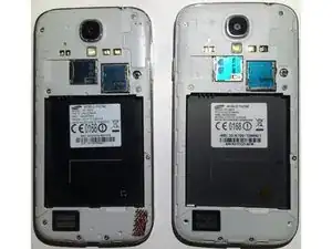 2 motherboard models of Samsung S4 GT-i9500