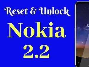 How to do Factory Reset  without Recovery Nokia 2.2