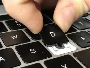 MacBook Pro 15" Touch Bar 2017 Keyboard Key Cap Replacement