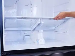 Samsung Refrigerator Fridge Shelf Removal Prereq