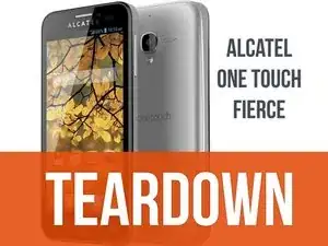 Alcatel One Touch Fierce Teardown