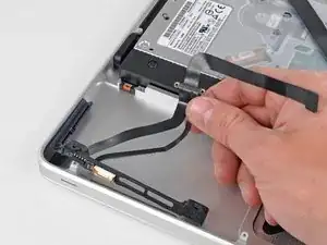 MacBook Pro 15" Unibody Mid 2010 Hard Drive/IR Sensor Cable Replacement