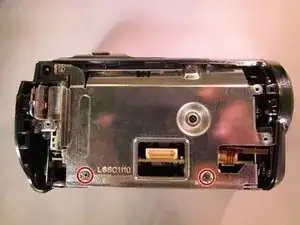 Panasonic SDR H-100 Rear Cover Replacement