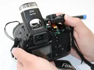 Fujifilm FinePix S9500 Case Top Removal