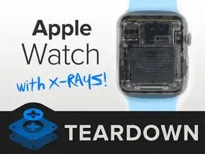 Apple Watch X-ray Teardown