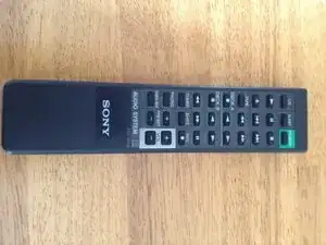 Sony Audio System RM-S100 Remote Teardown