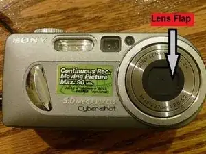 How to fix a stuck Sony Cyber-shot DSC-P10 lens cover